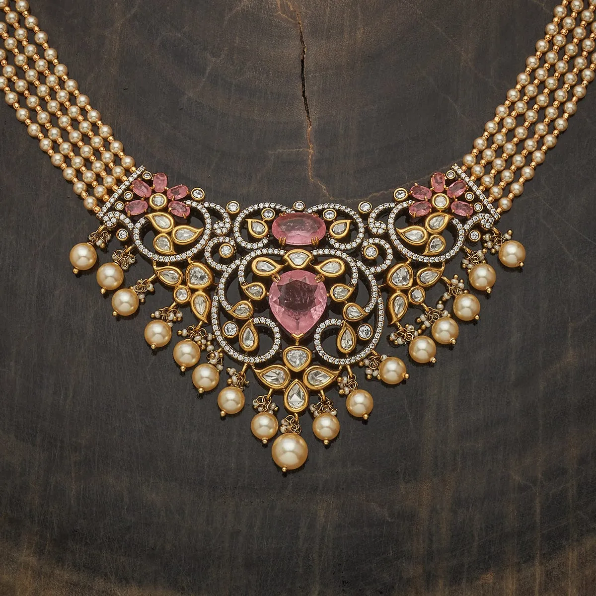 Kundan Necklace 182308