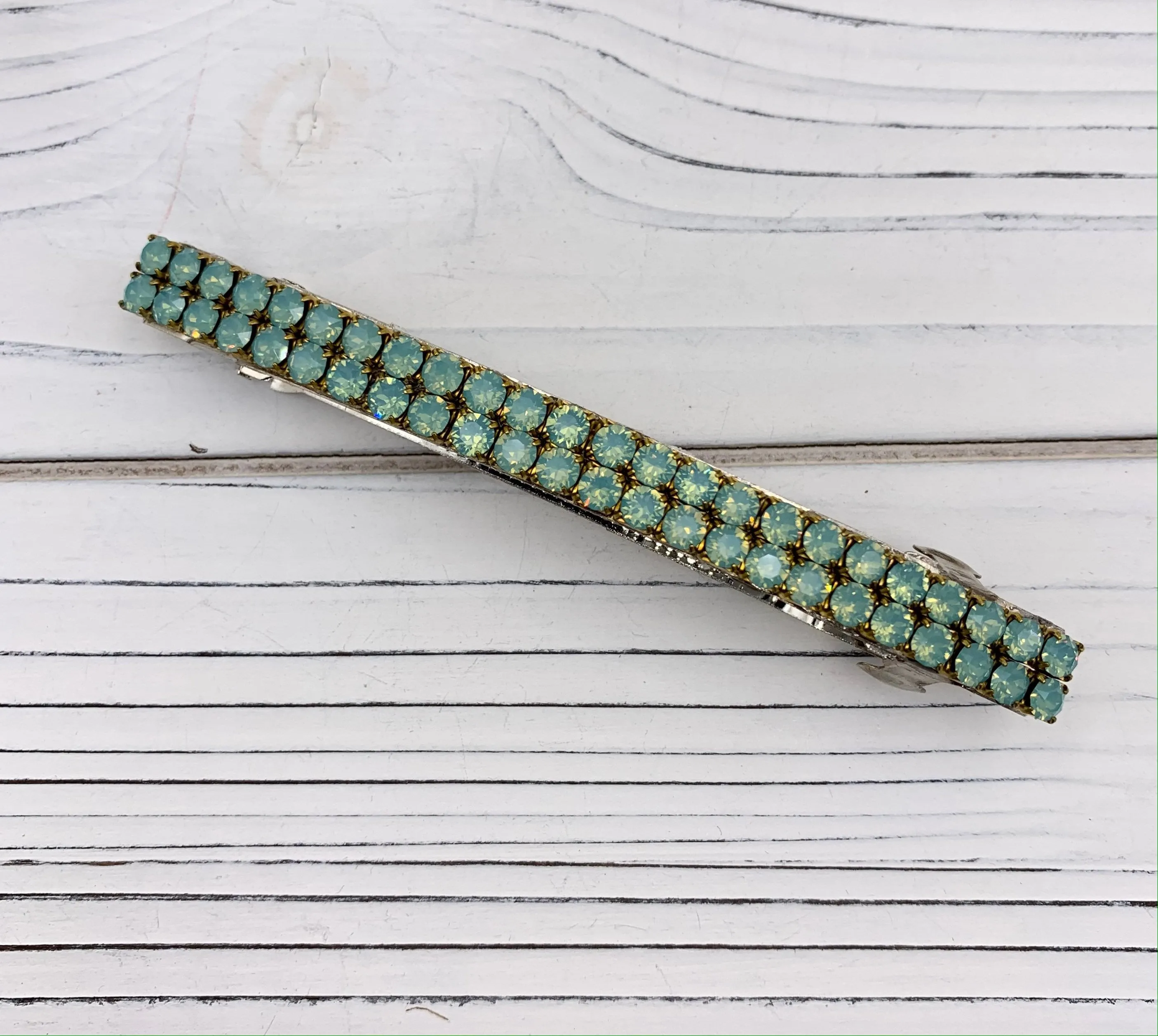 Ladylike Slim Barrette in Pacific Opal