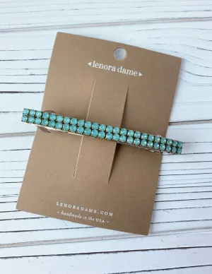 Ladylike Slim Barrette in Pacific Opal