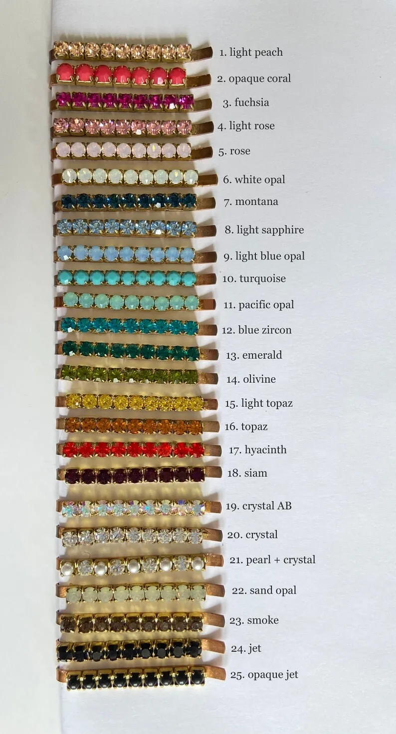 Ladylike Slim Barrette in Pacific Opal