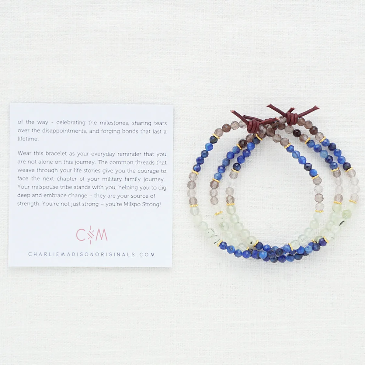 Milspo Strong Bracelet | Military Spouse Bracelet