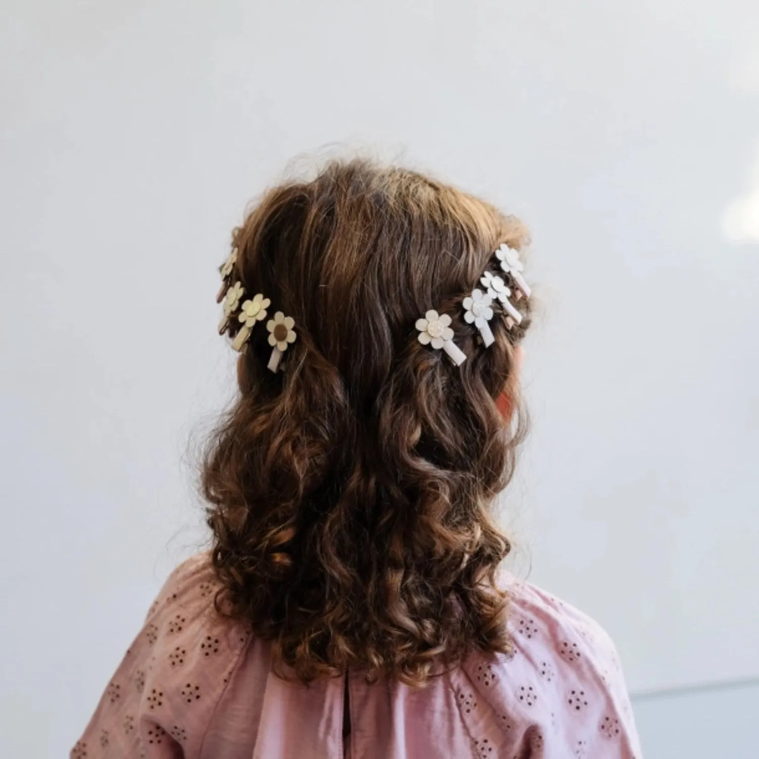 Mimi & Lula 8 Hair Clips - Mini Daisy Spring Magic