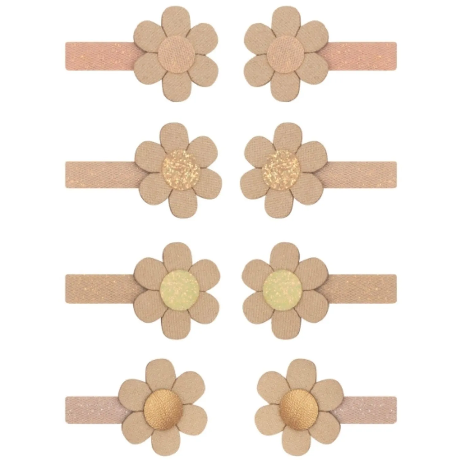 Mimi & Lula 8 Hair Clips - Mini Daisy Spring Magic