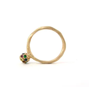 Mini ROSEBUD. Ring. 14k yellow gold