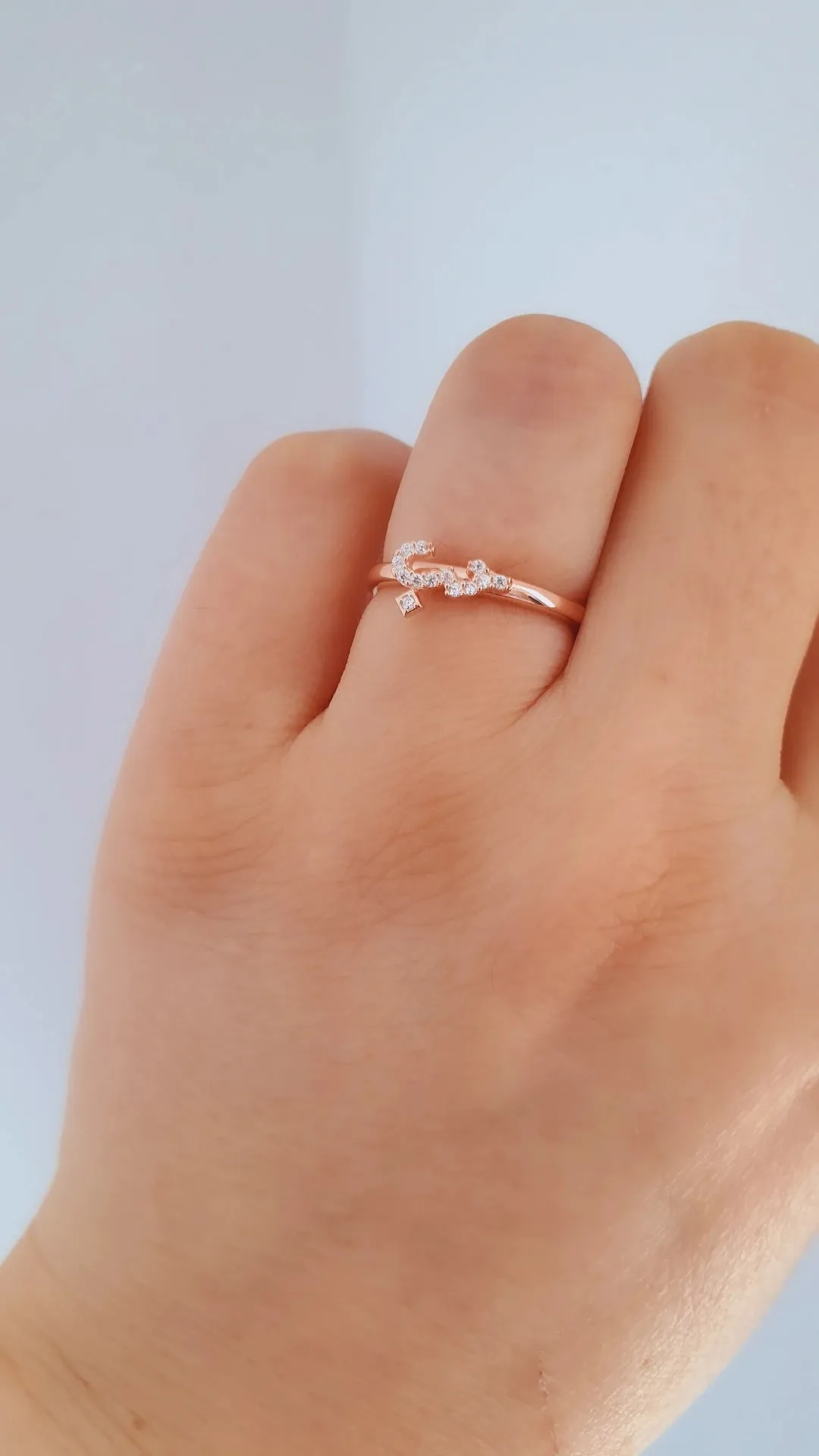 Minimal Arabic Hob Ring