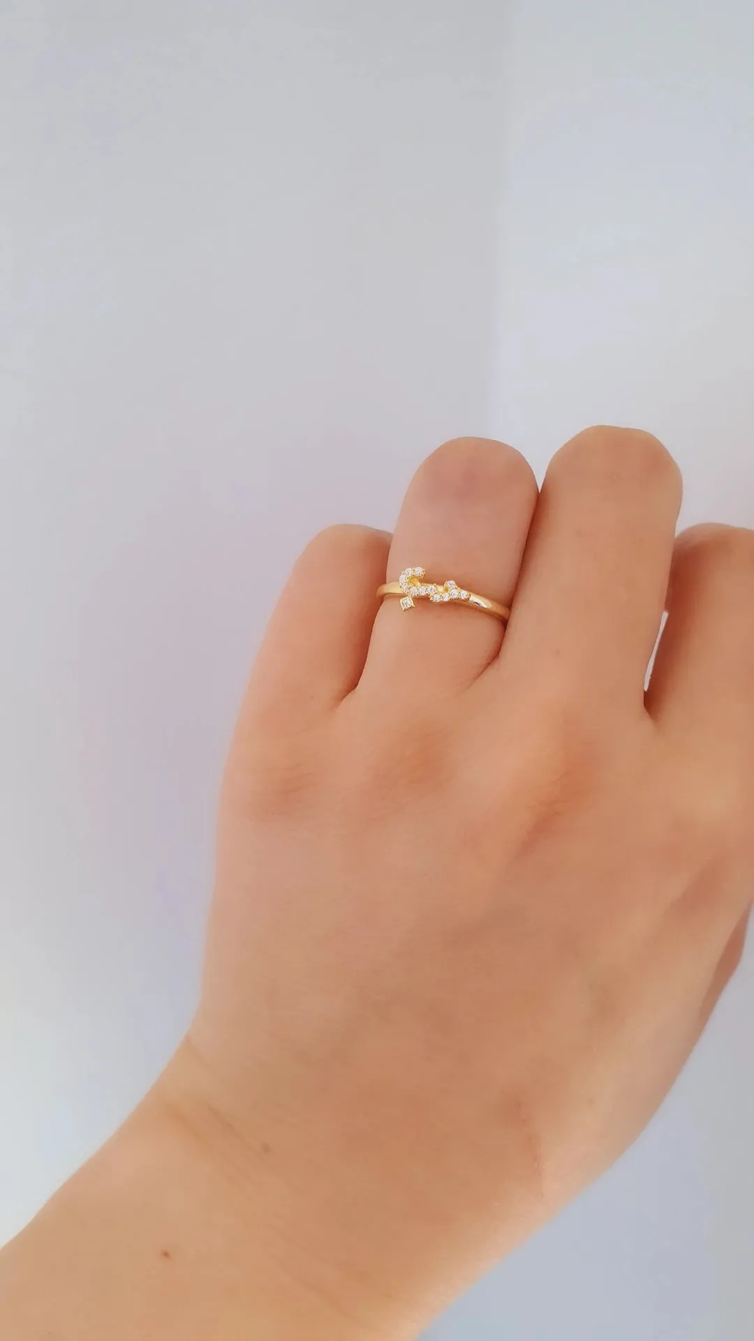 Minimal Arabic Hob Ring