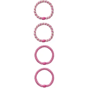 Name It Phlox Pink With Glitter Arise 4-Pack Hair Elastic