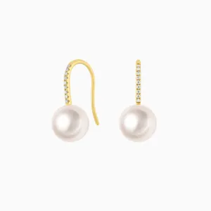 Pearl Ball Drop Earrings