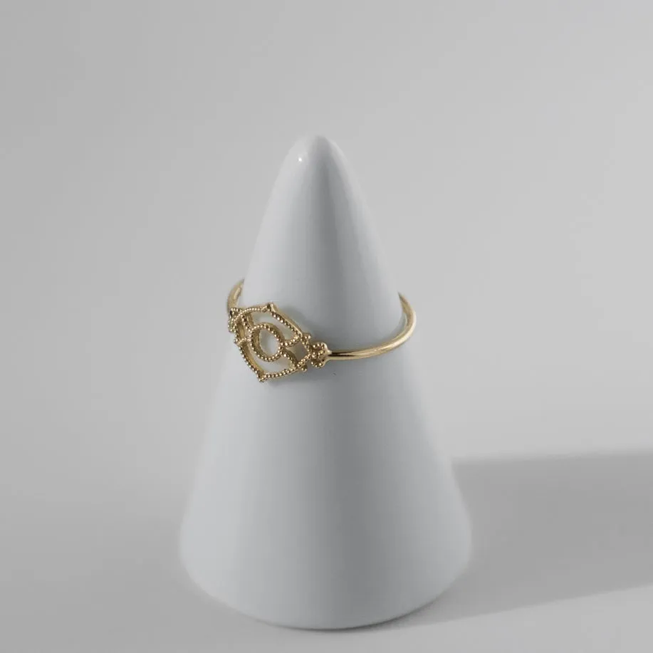 Petite Lace Deco Ring - III