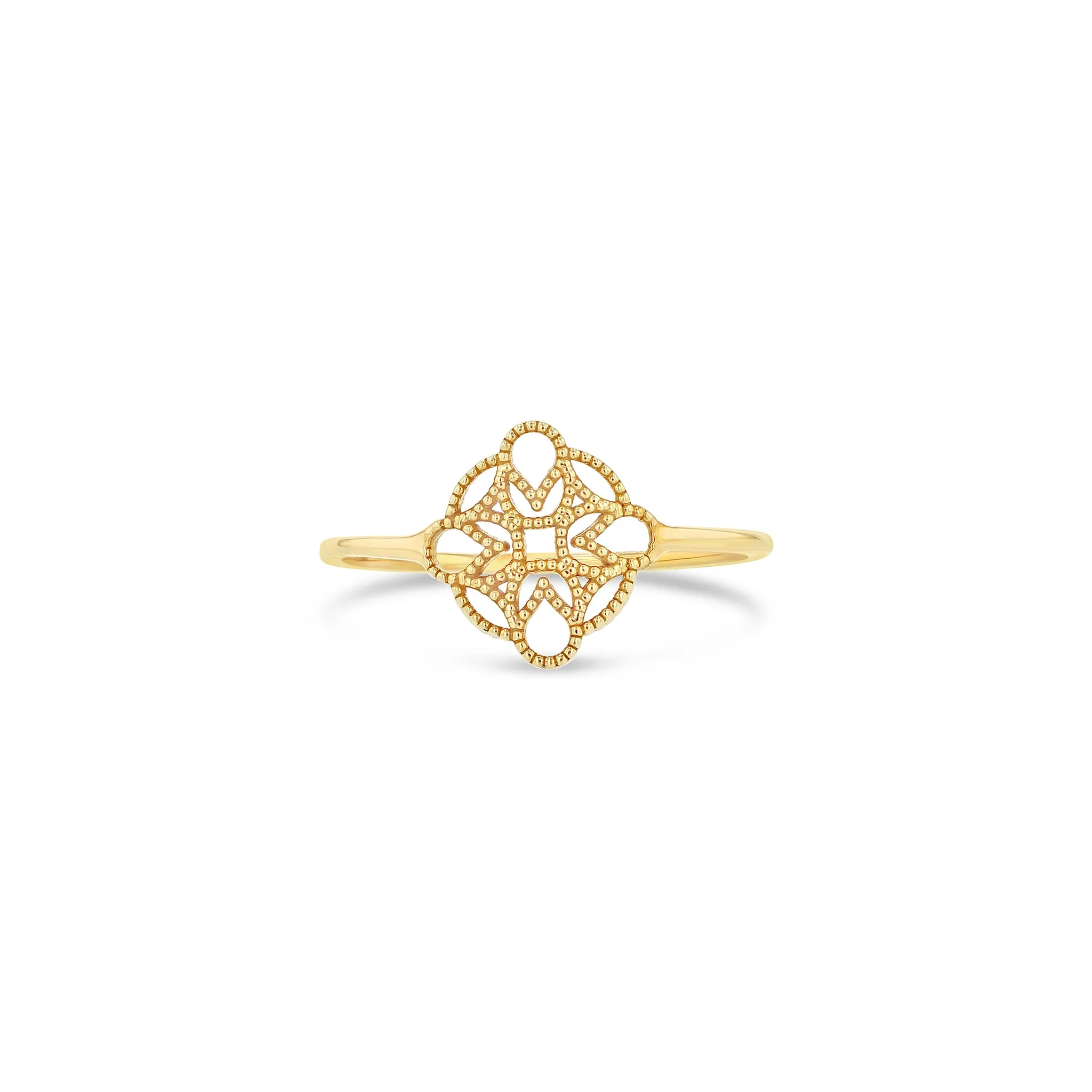 Petite Lace Deco Ring - IV