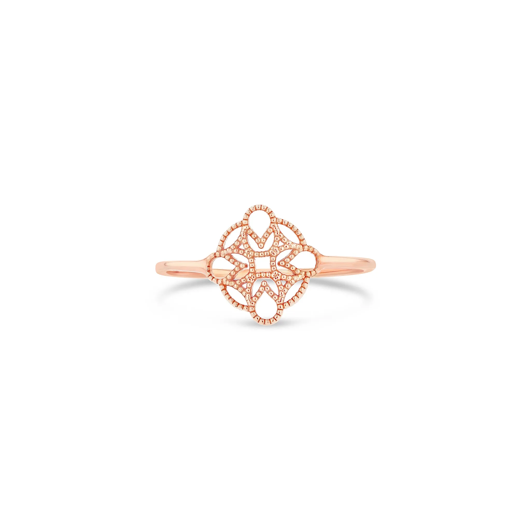 Petite Lace Deco Ring - IV