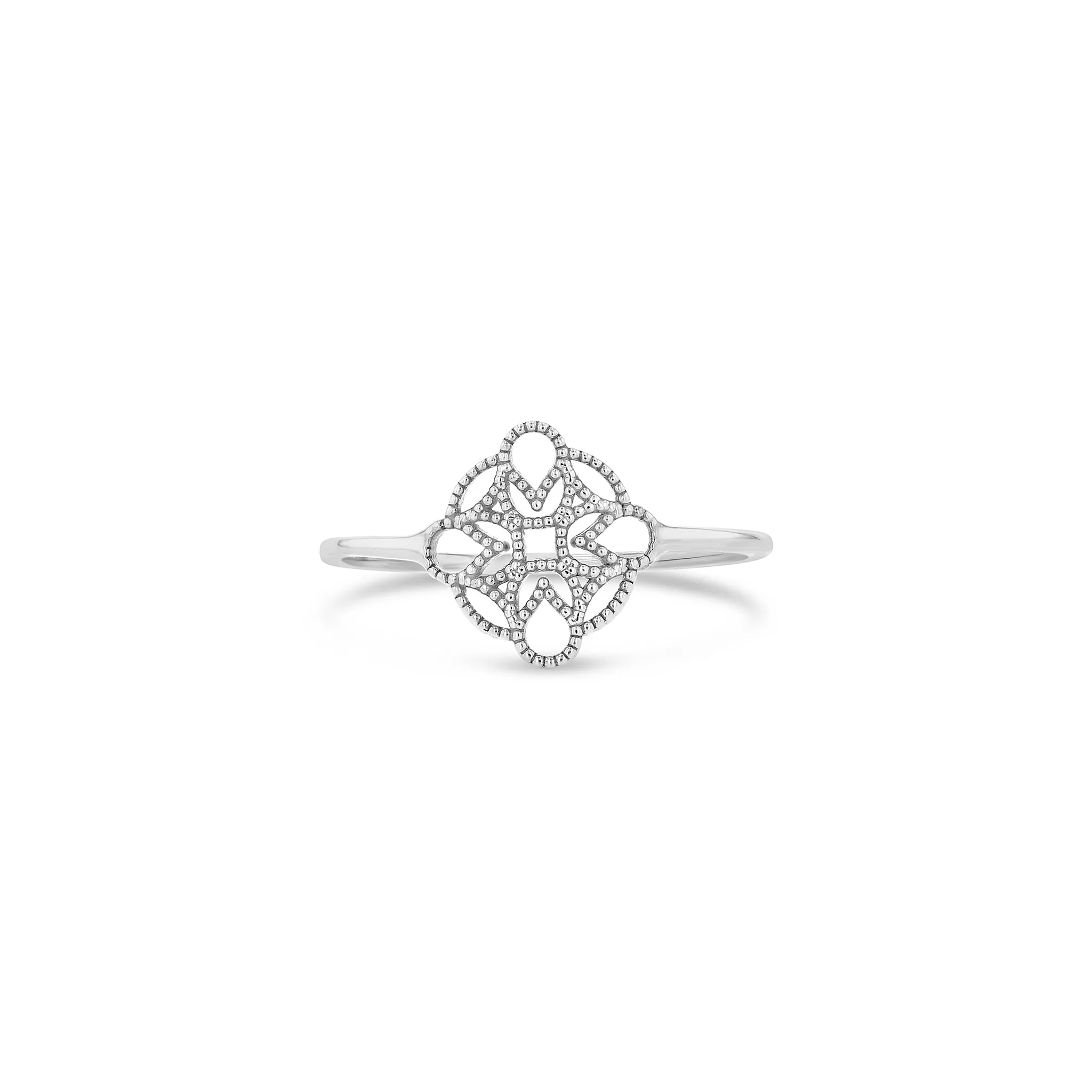 Petite Lace Deco Ring - IV