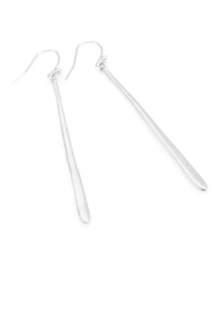 Philippa Roberts | Long Stick Earrings Silver