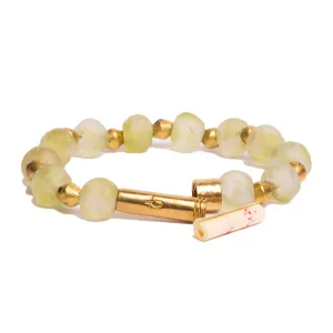 Recycled Glass Grass Shine Bracelet
