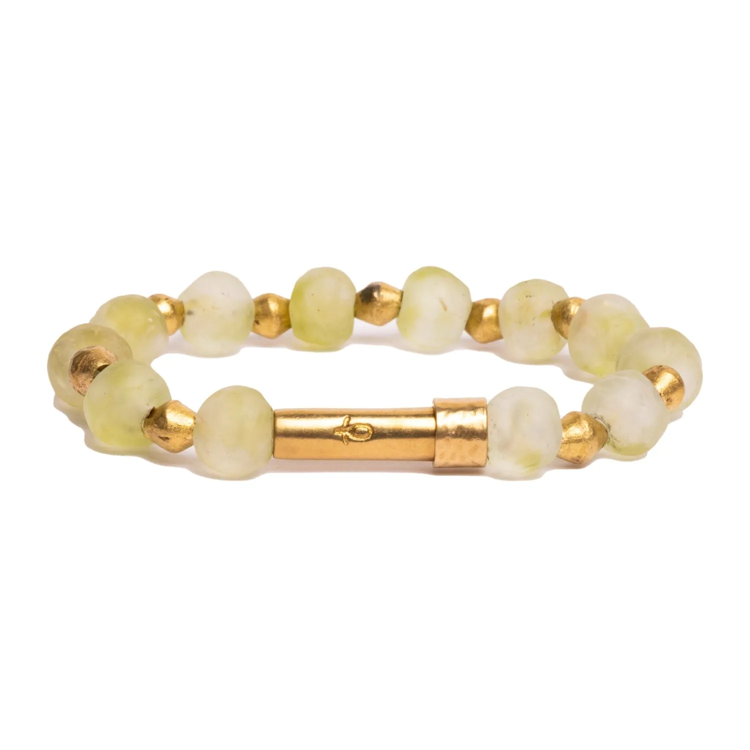 Recycled Glass Grass Shine Bracelet