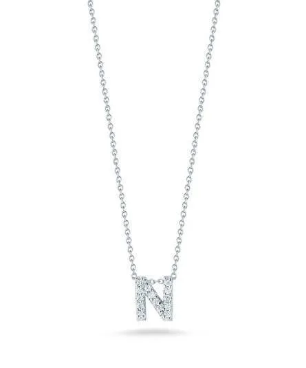 Roberto Coin Love Letter &#34;N&#34; Necklace