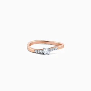 Rose Gold Classic You Diamond Ring
