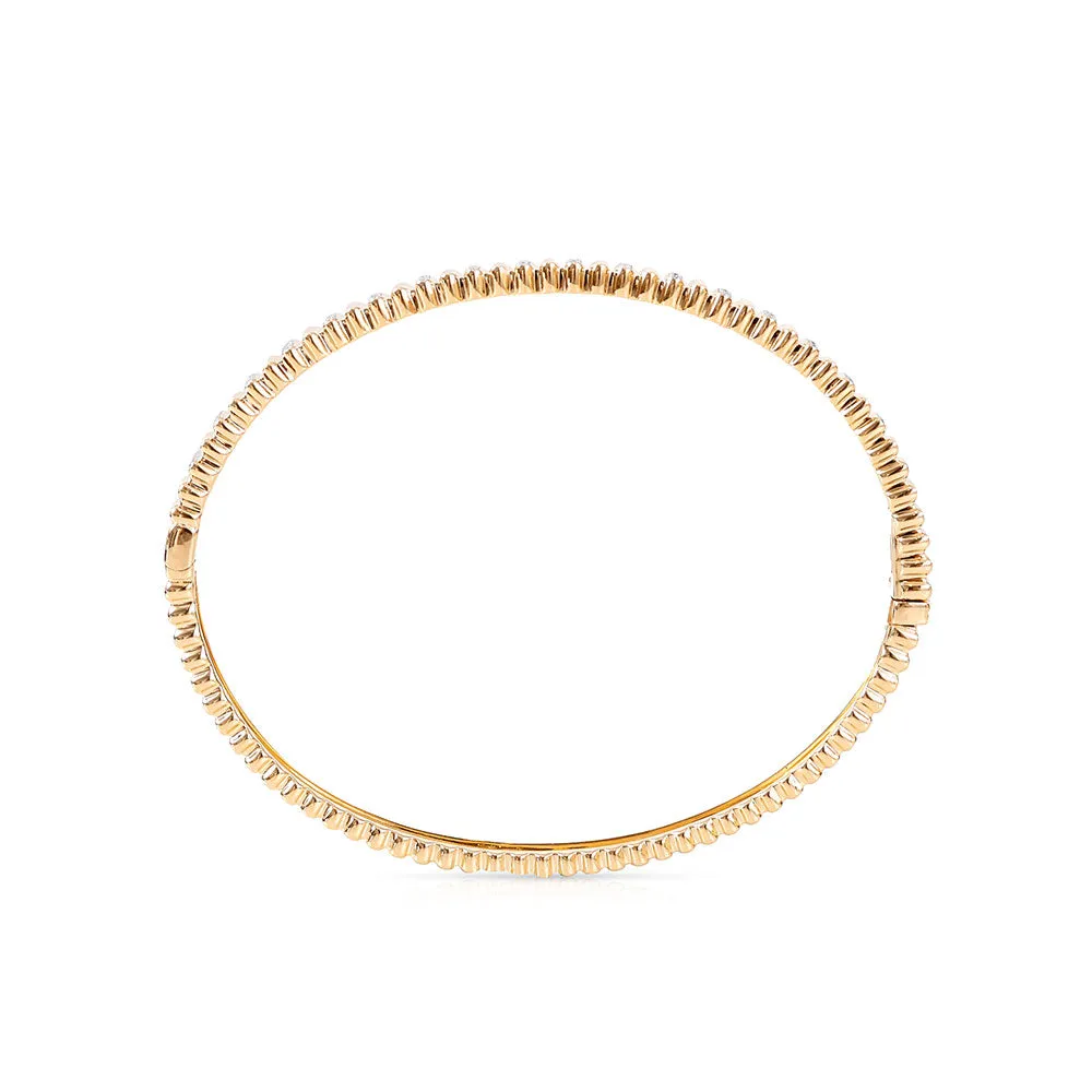 SAMANTHA DIAMOND FLUTED BANGLE
