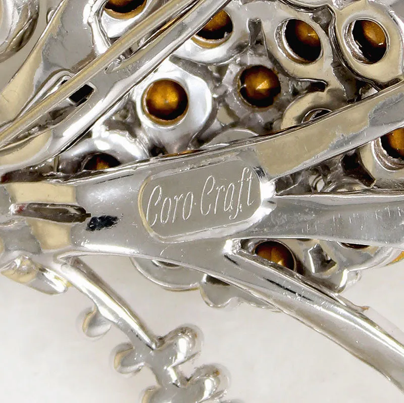 Scene Stealing Coro Craft Corsage Brooch