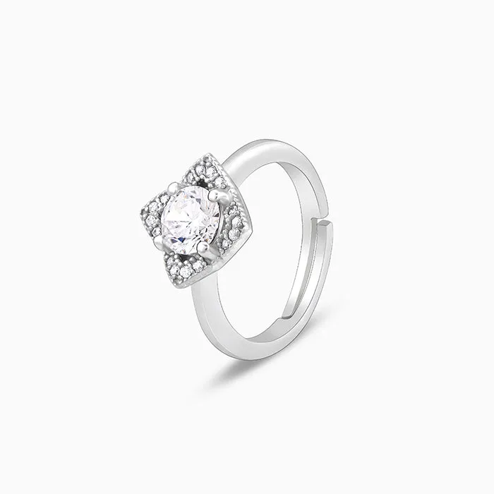 Silver Classic Aura Ring