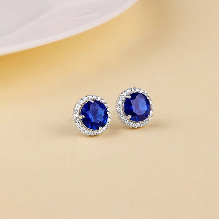 Silver Cobalt Dreams Earrings