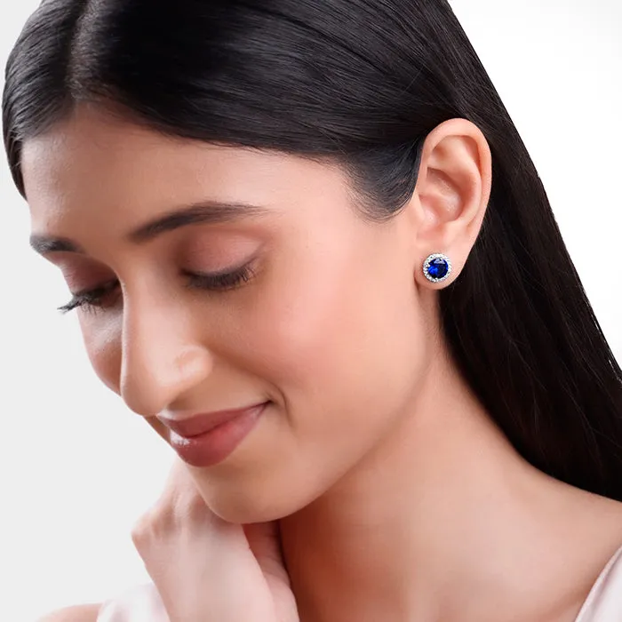 Silver Cobalt Dreams Earrings