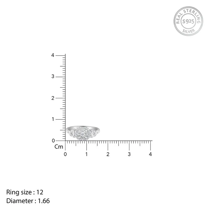 Silver Gracious Look Ring