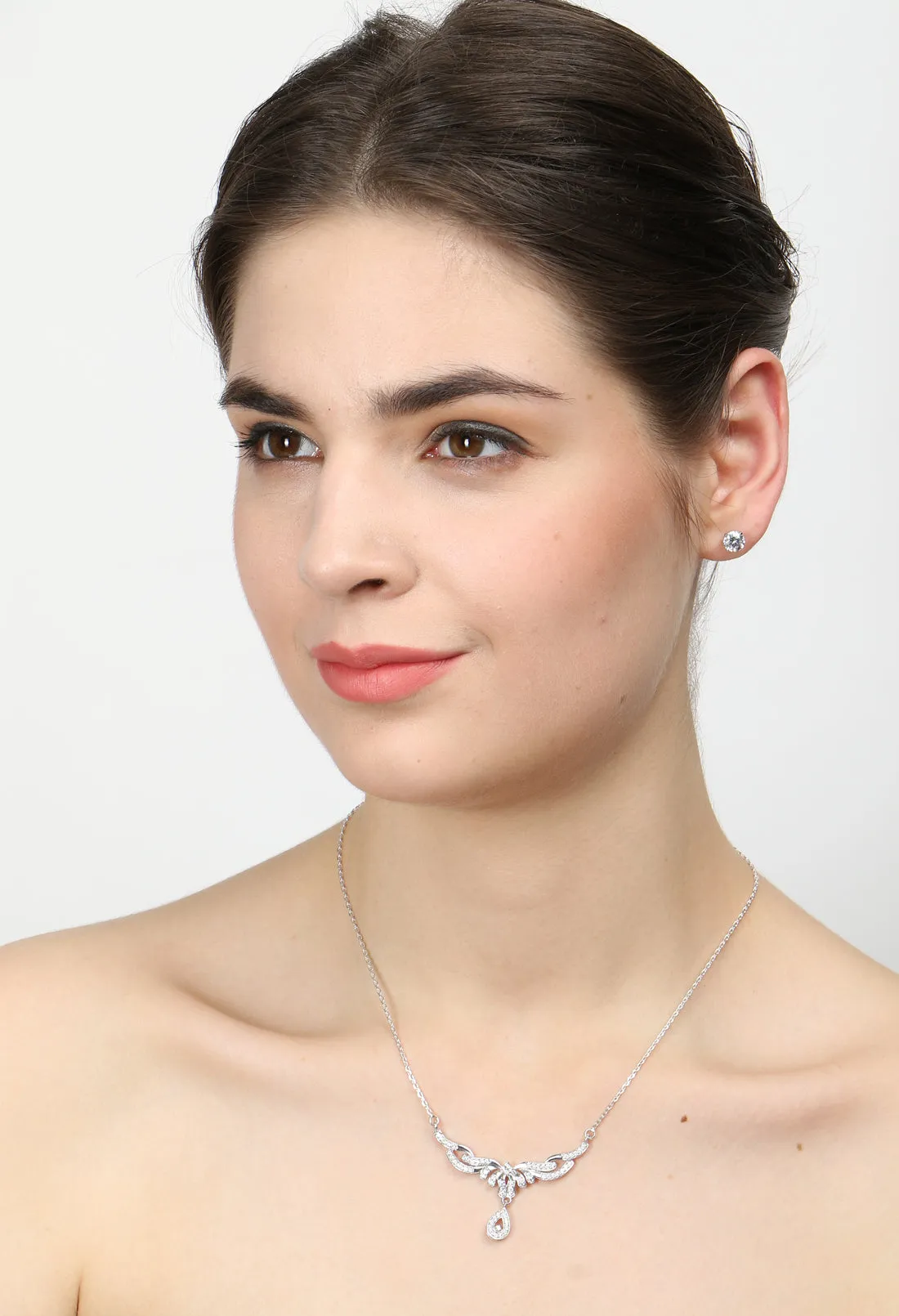 Silver Maya Jewellery Set