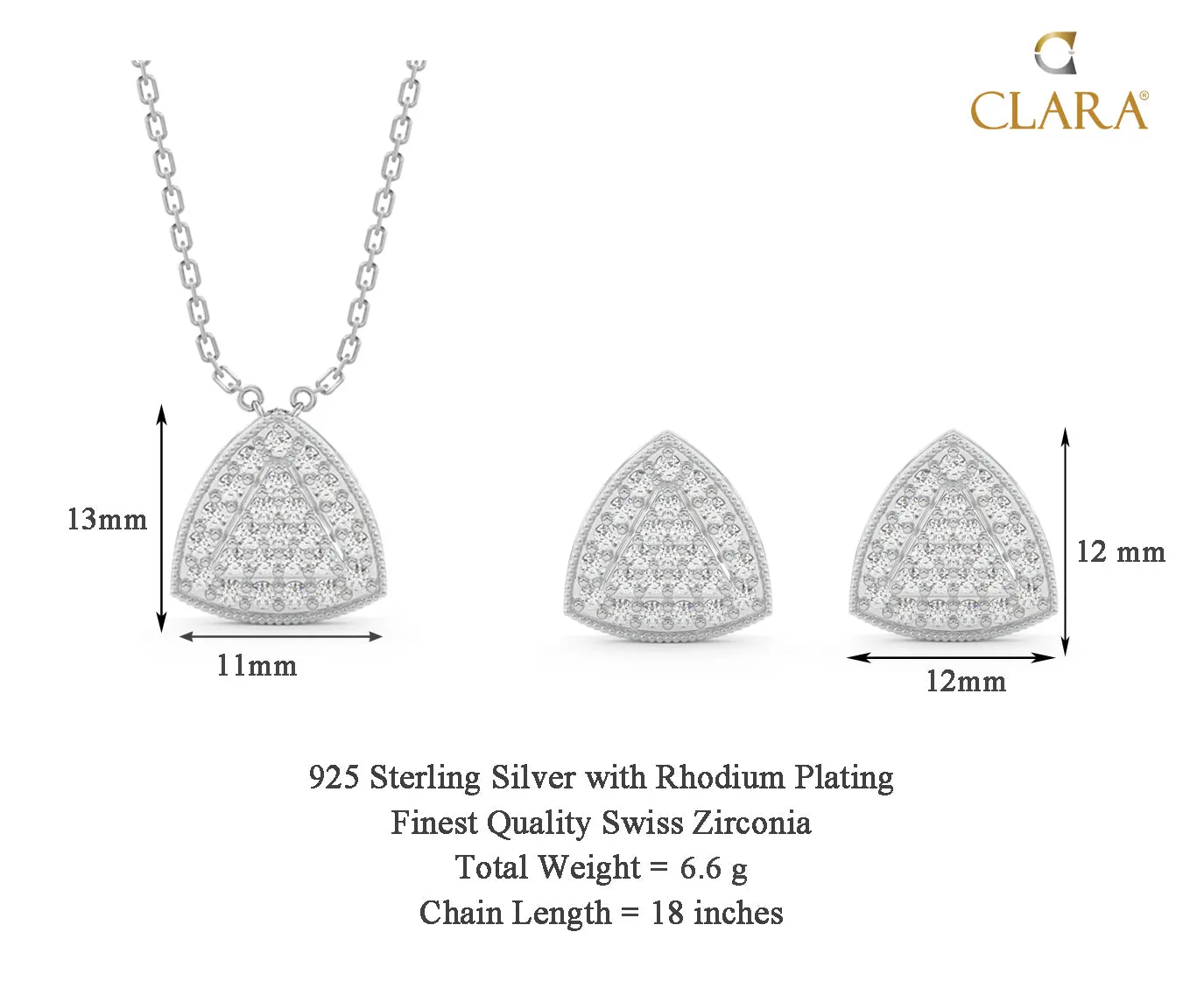 Silver Nora Jewellery Set