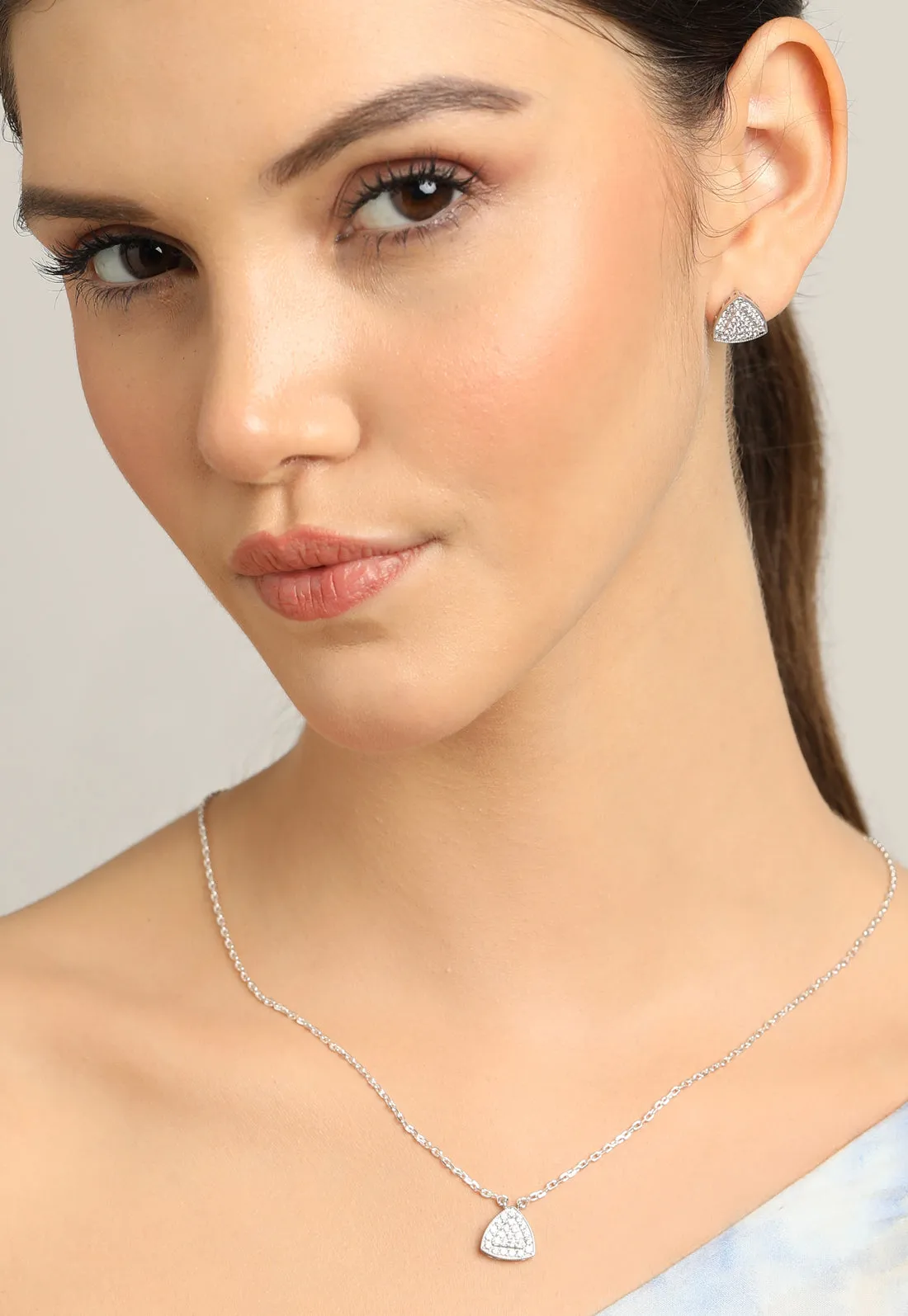 Silver Nora Jewellery Set