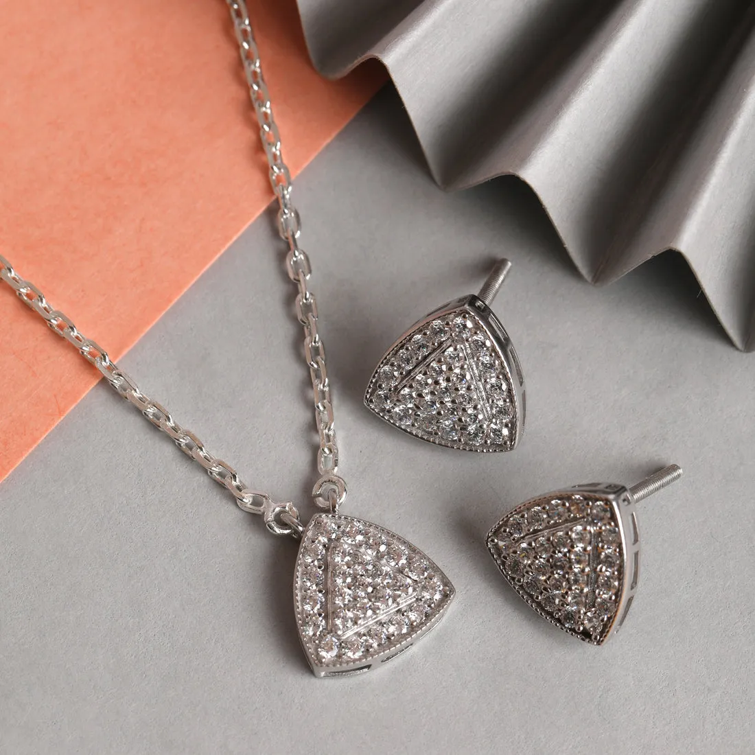Silver Nora Jewellery Set