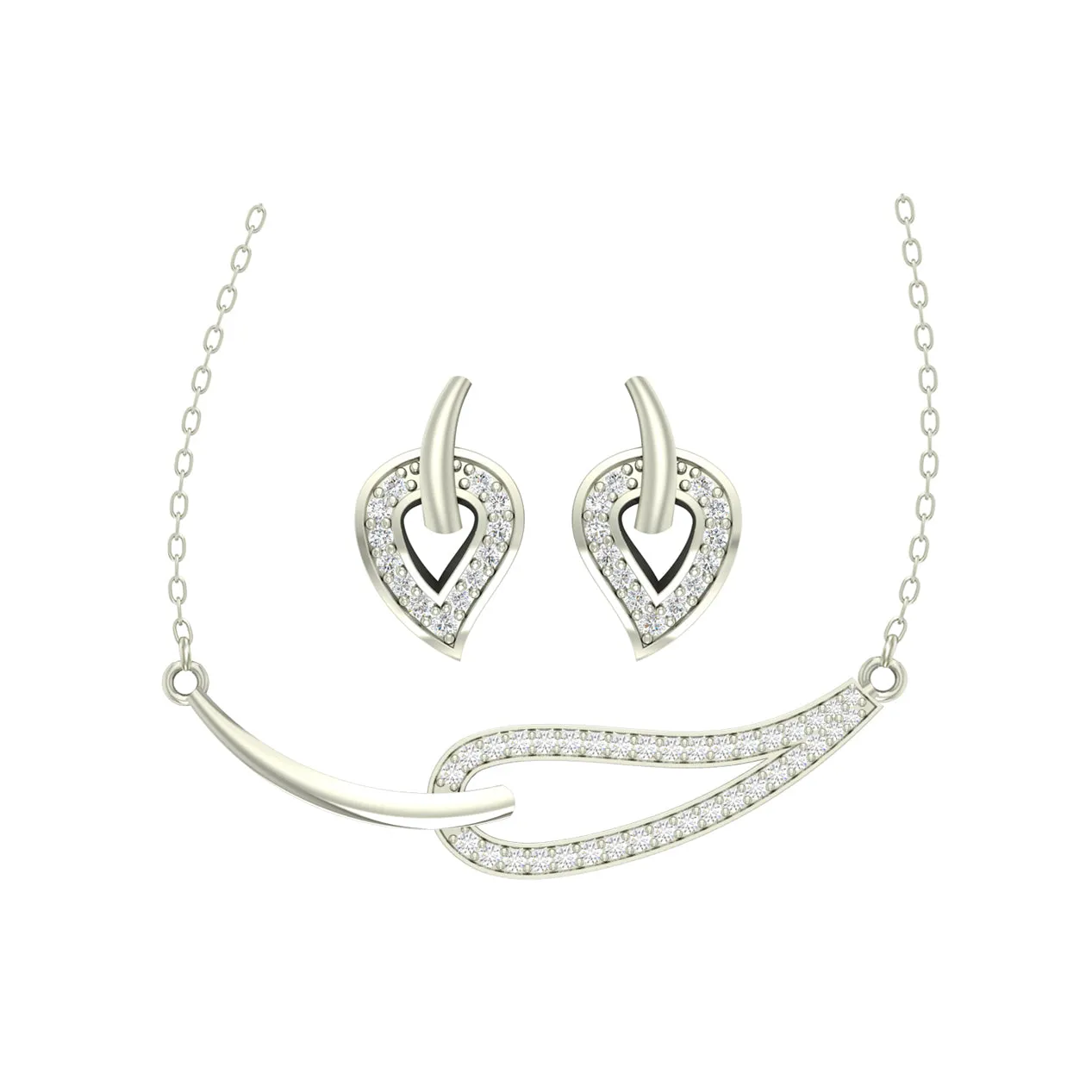 Silver Stella Jewellery Set