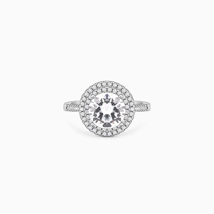 Silver Zia Ring