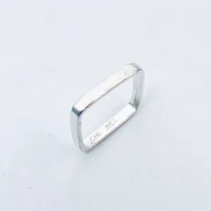 Skinny Scribble Stacking Ring
