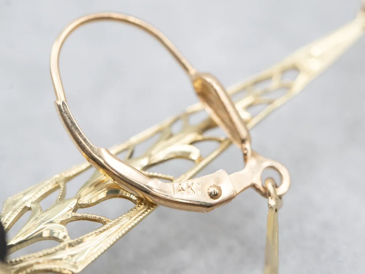 Smoky Quartz Statement Earrings