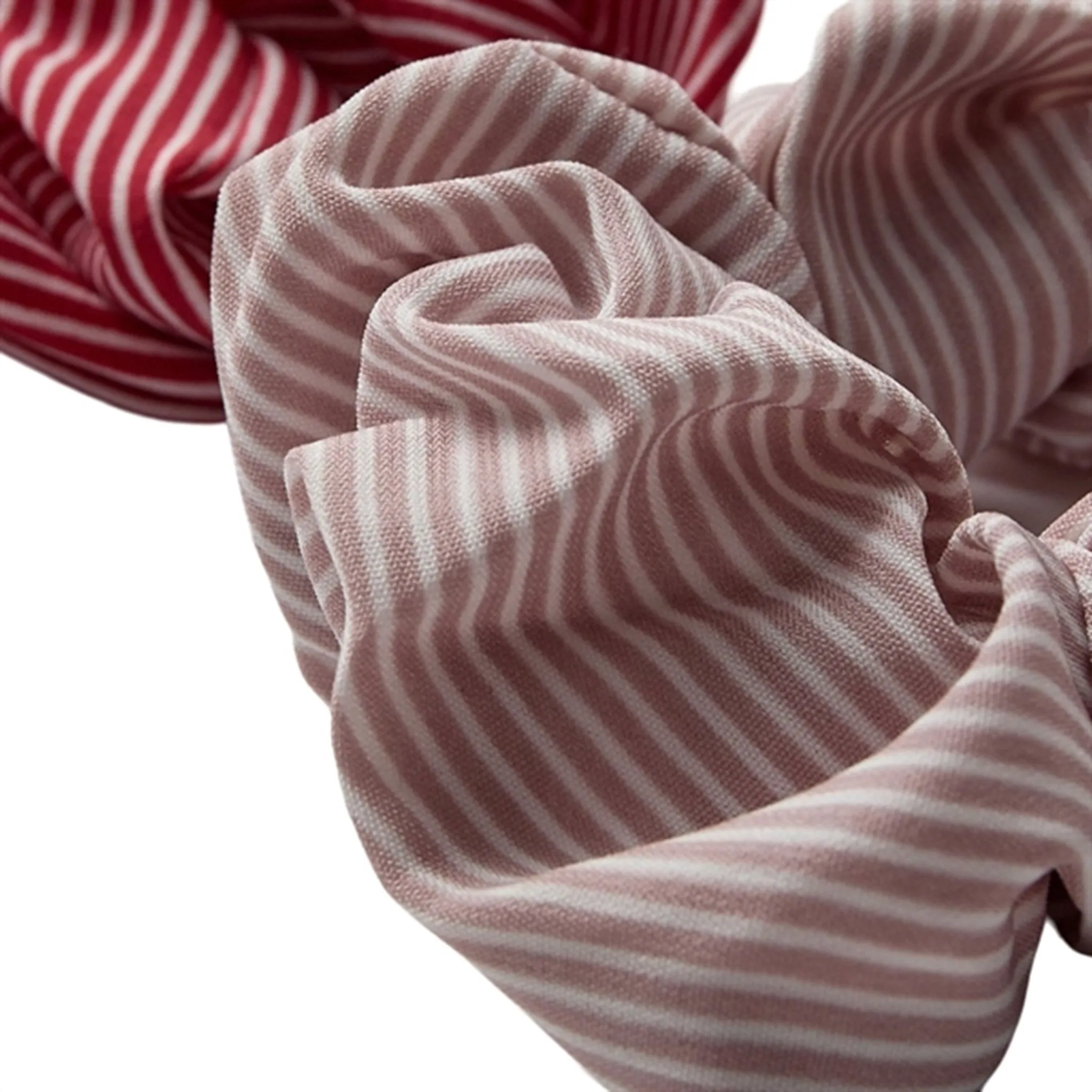 Sofie Schnoor Comb. Red/ Rose Striped Hair Clip 2-Pcs