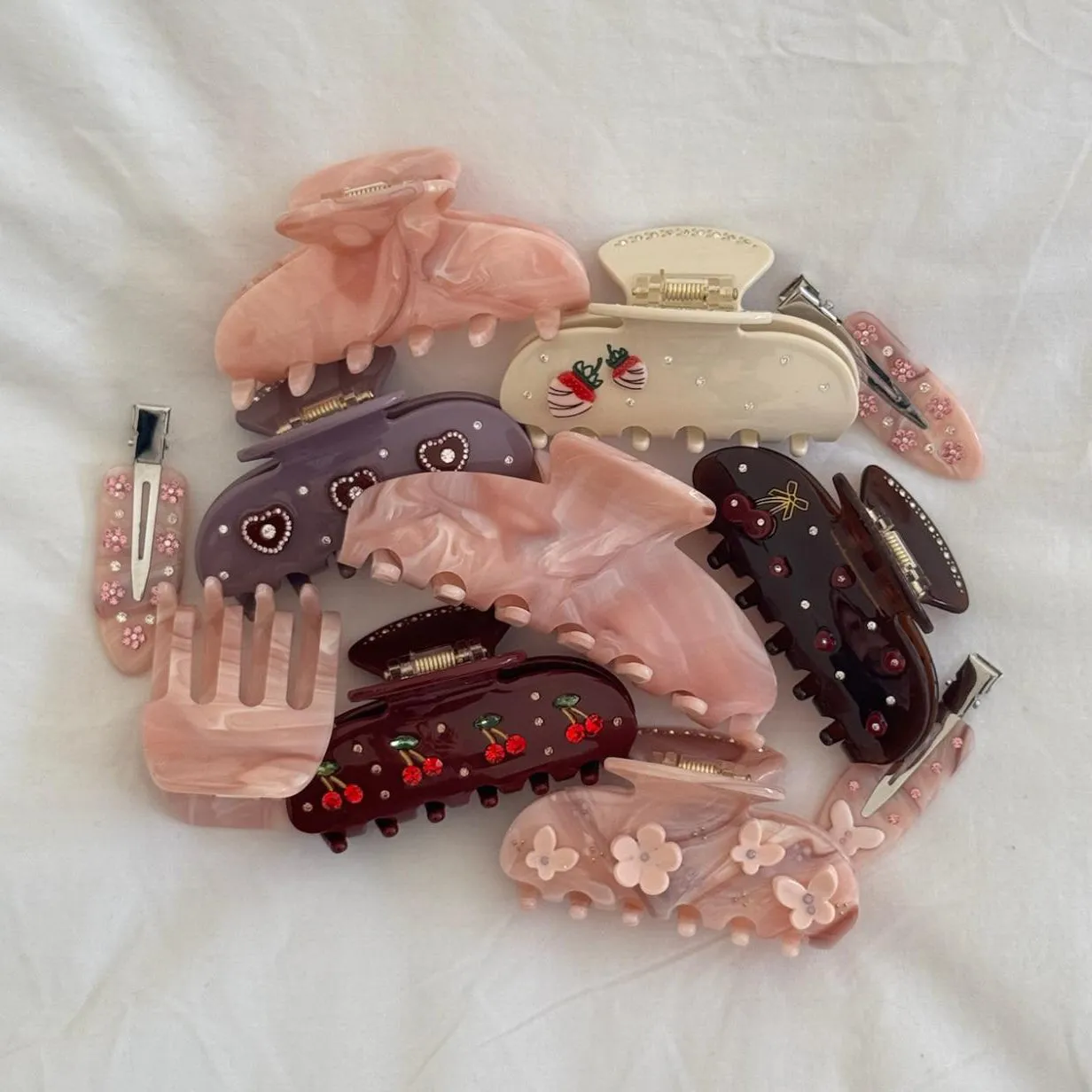 Sweetheart Clip in Pink Chantilly Angel Food