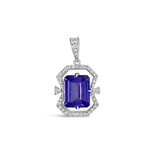 Tanzanite & Diamond Pendant