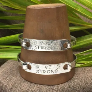 VI Strong Sterling Silver Latching Bracelet