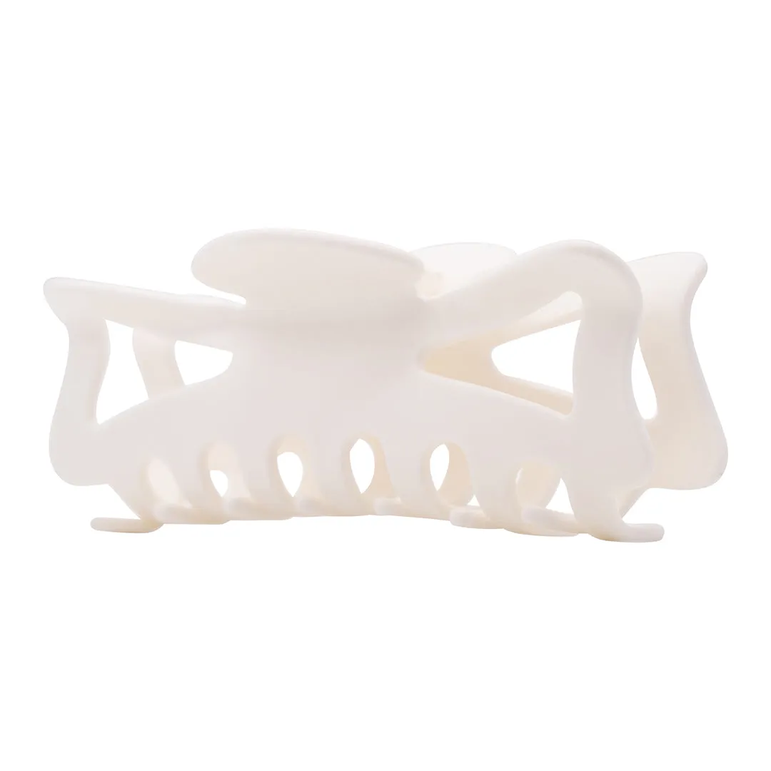 XL BOW CLIP BLOW WHITE