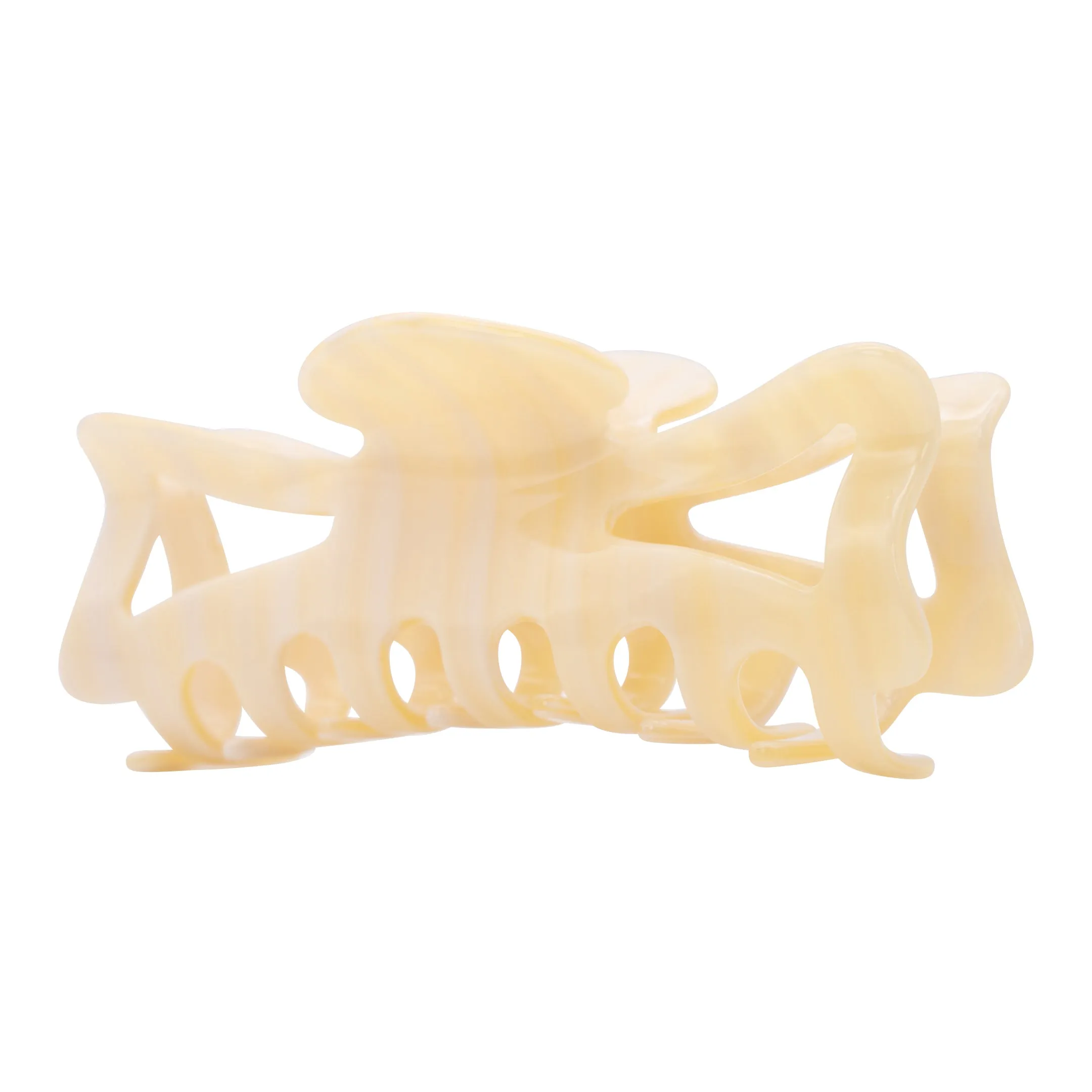 XL BOW CLIP VANILLA