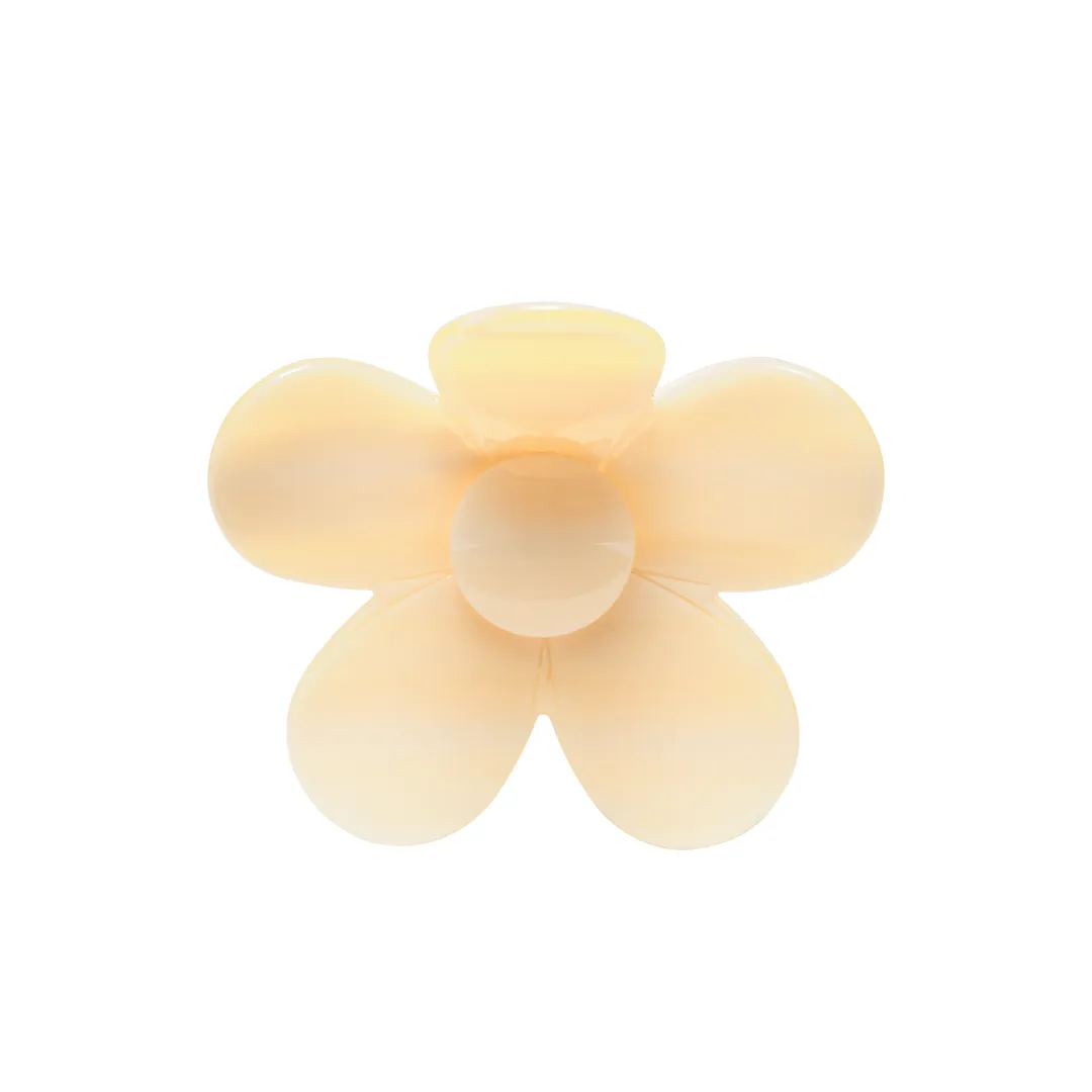 XL FLOWER CLIP VANILLA
