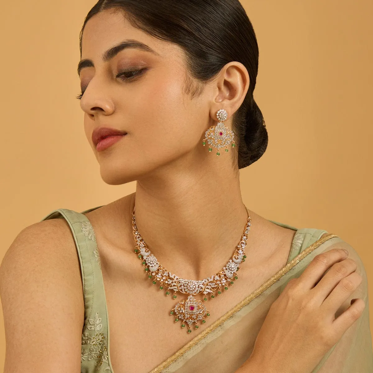 Zircon Necklace 180639