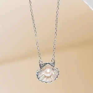 Zoe & Morgan x Walker & Hall Camino Pearl Pendant - Sterling Silver