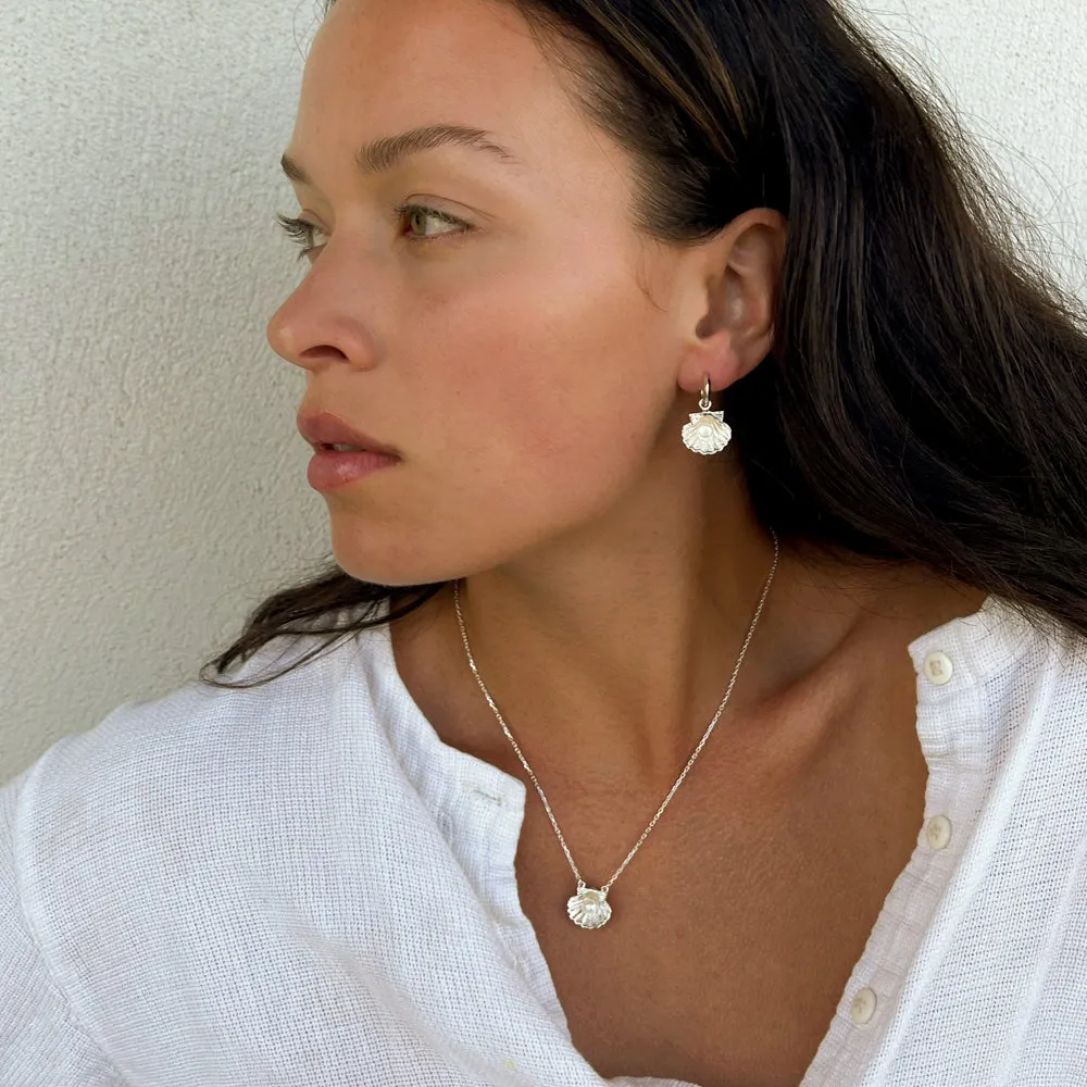 Zoe & Morgan x Walker & Hall Camino Pearl Pendant - Sterling Silver